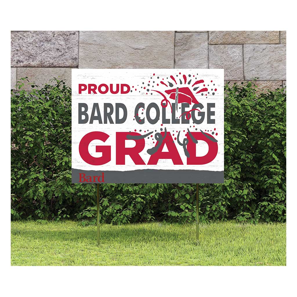 18x24 Lawn Sign Proud Grad With Logo Bard College Raptors