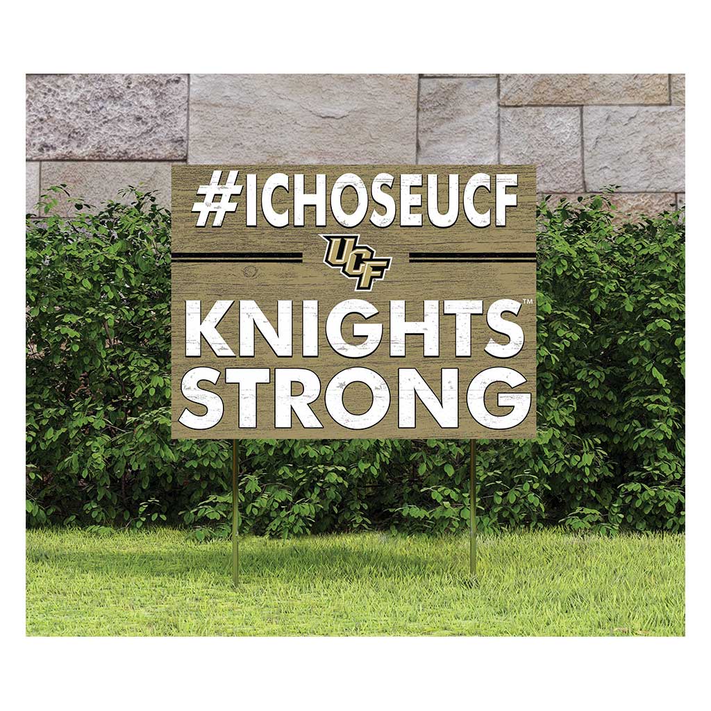 18x24 Lawn Sign I Chose Team Strong Central Florida Knights