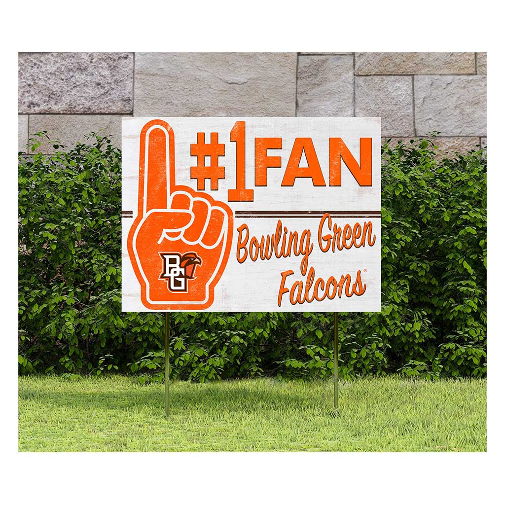 18x24 Lawn Sign #1 Fan Bowling Green Falcons