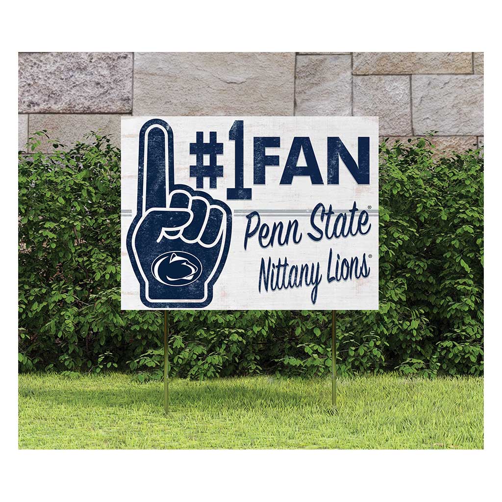18x24 Lawn Sign #1 Fan Penn State Nittany Lions
