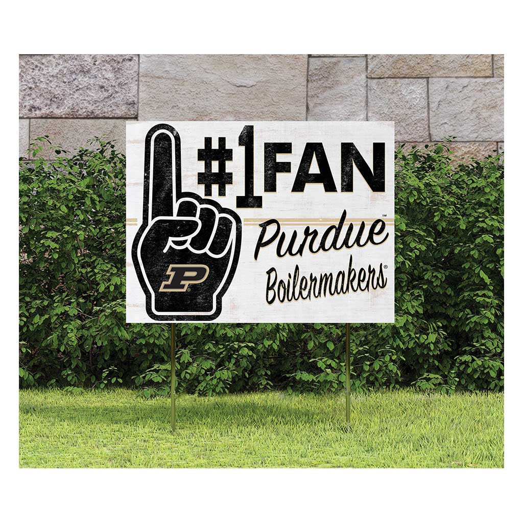 18x24 Lawn Sign #1 Fan Purdue Boilermakers