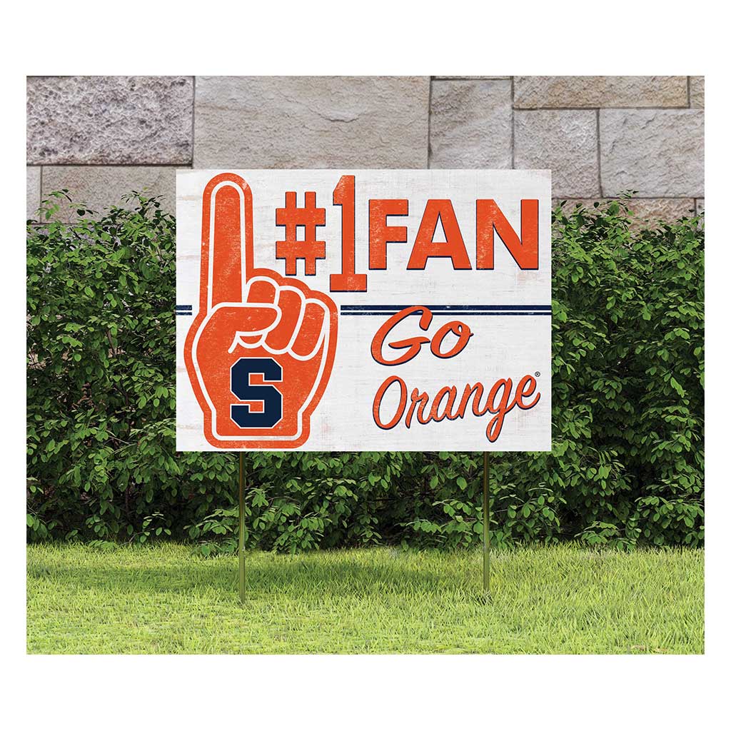 18x24 Lawn Sign #1 Fan Syracuse Orange