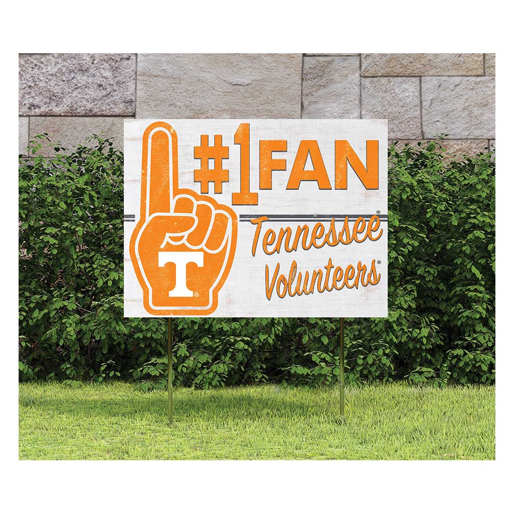 18x24 Lawn Sign #1 Fan Tennessee Volunteers