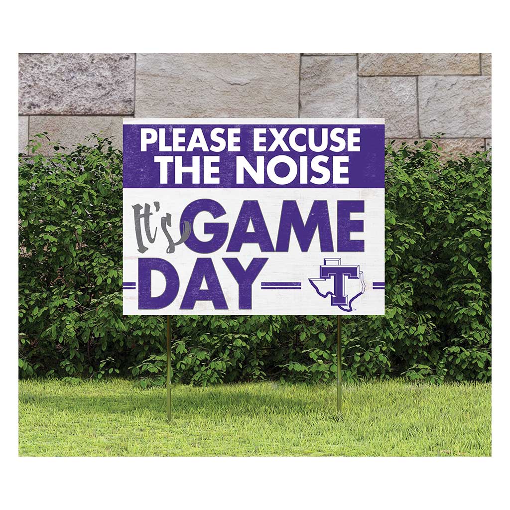 18x24 Lawn Sign Excuse the Noise Tarleton State University Texans