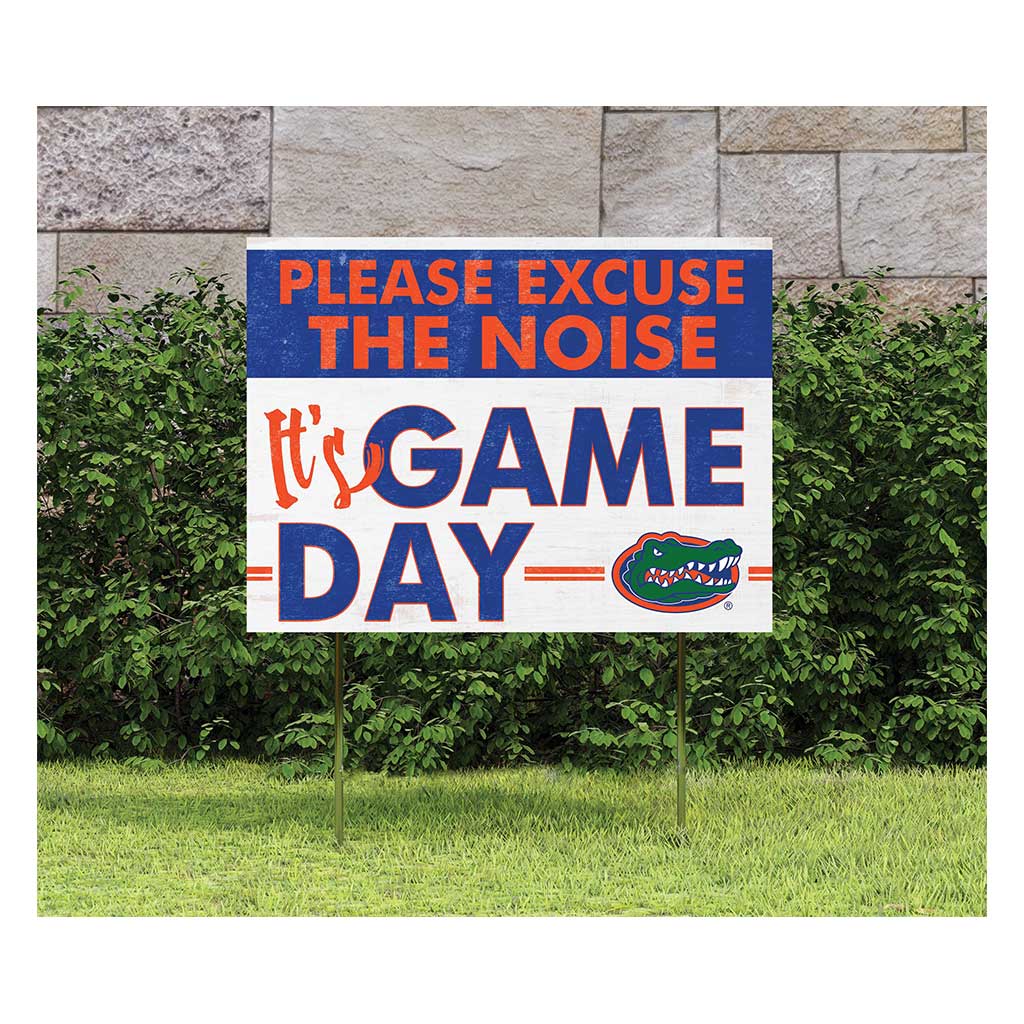 18x24 Lawn Sign Excuse the Noise Florida Gators