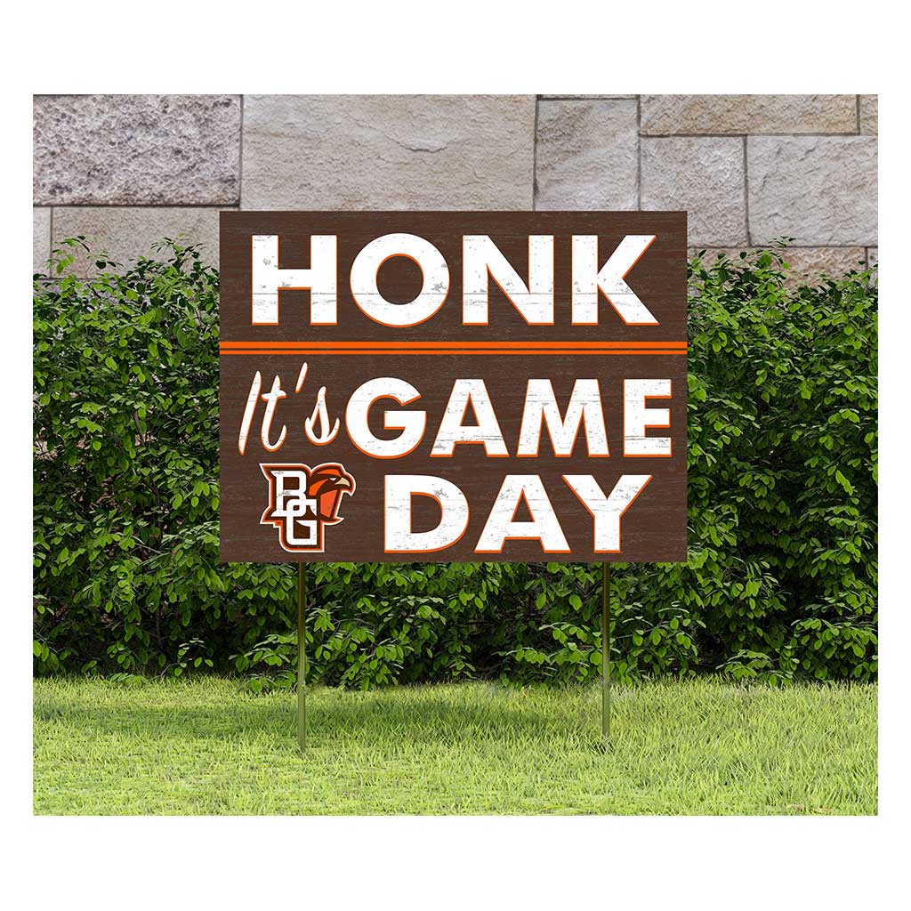 18x24 Lawn Sign Honk Game Day Bowling Green Falcons