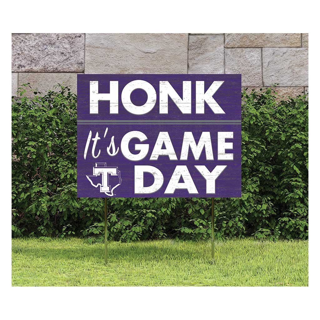 18x24 Lawn Sign Honk Game Day Tarleton State University Texans