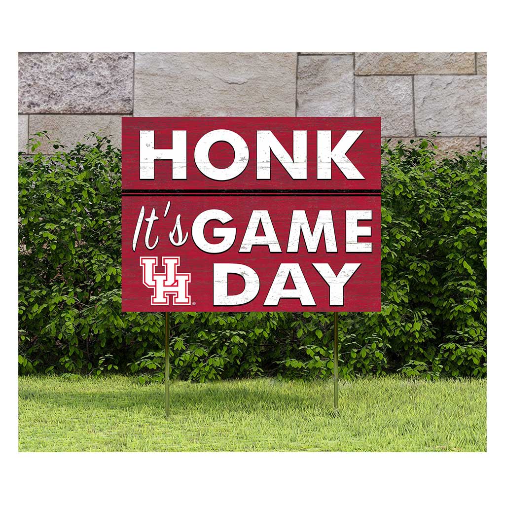 18x24 Lawn Sign Honk Game Day Houston Cougars