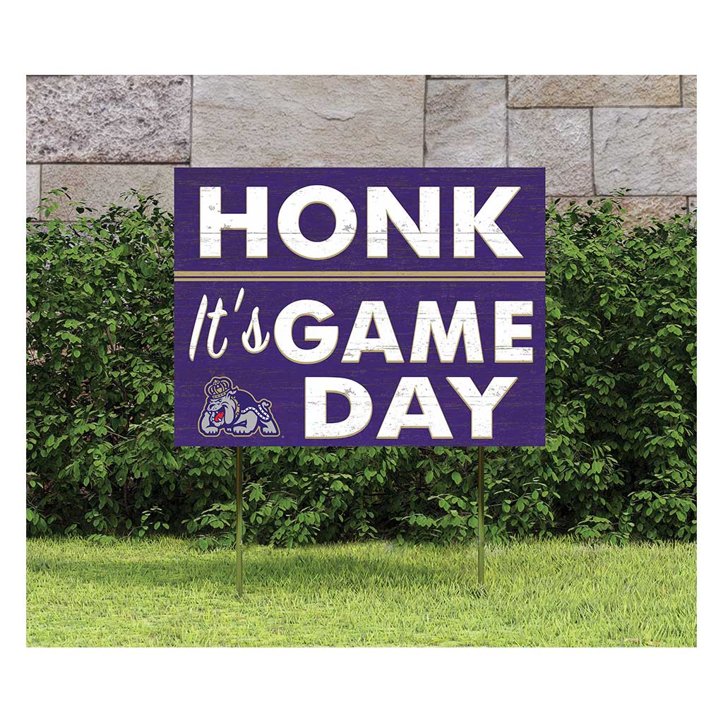 18x24 Lawn Sign Honk Game Day James Madison Dukes