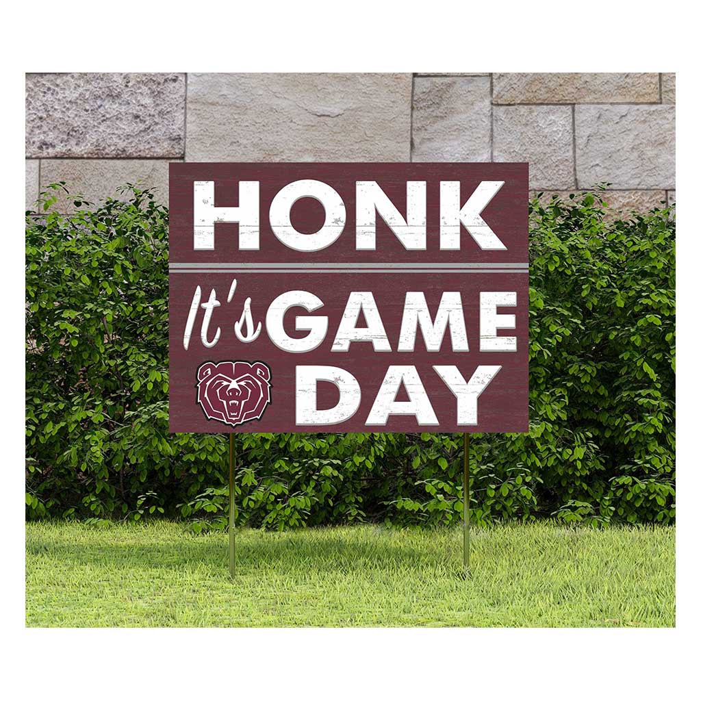18x24 Lawn Sign Honk Game Day Missouri State Bears
