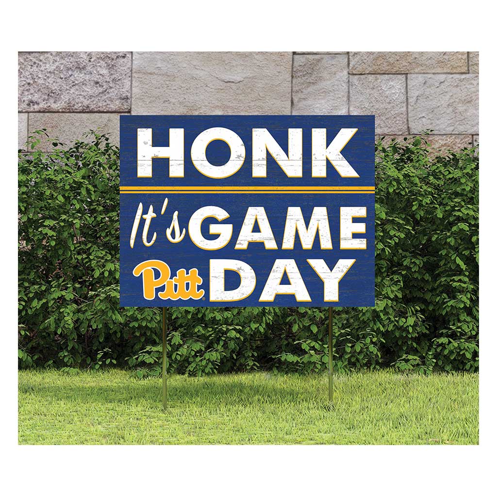 18x24 Lawn Sign Honk Game Day Pittsburgh Panthers