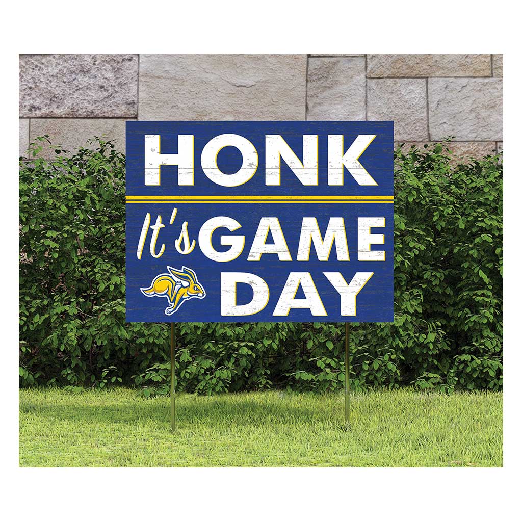 18x24 Lawn Sign Honk Game Day South Dakota State University Jackrabbits