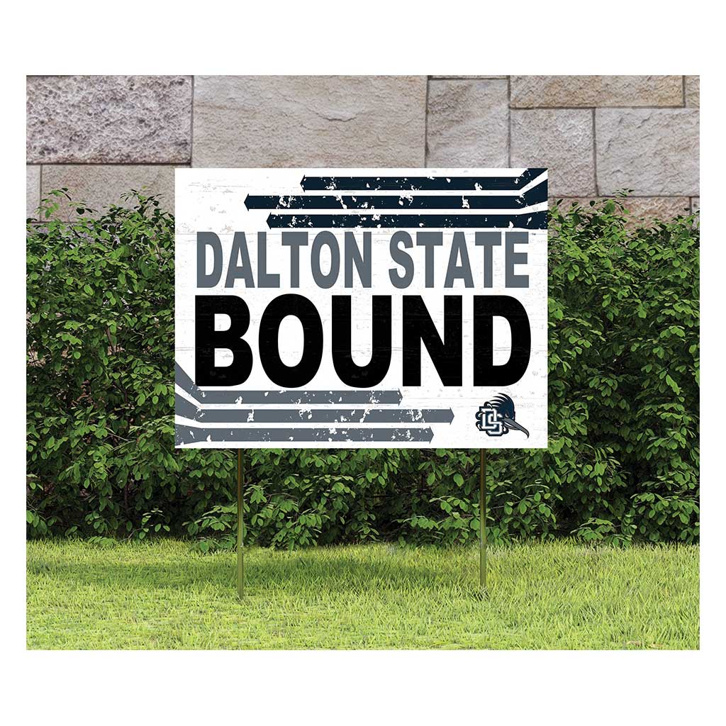 18x24 Lawn Sign Retro School Bound Dalton State Roadrunners