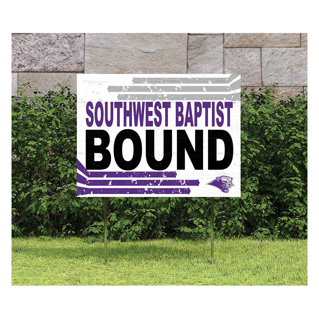 18x24 Lawn Sign Retro School Bound Southwest Baptist Bearcats