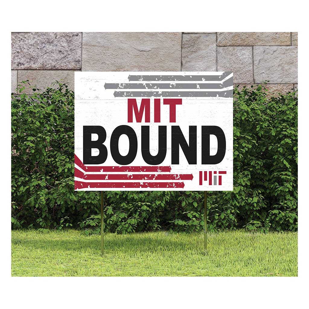 18x24 Lawn Sign Retro School Bound Massachusetts Institute Of Technology Engineers