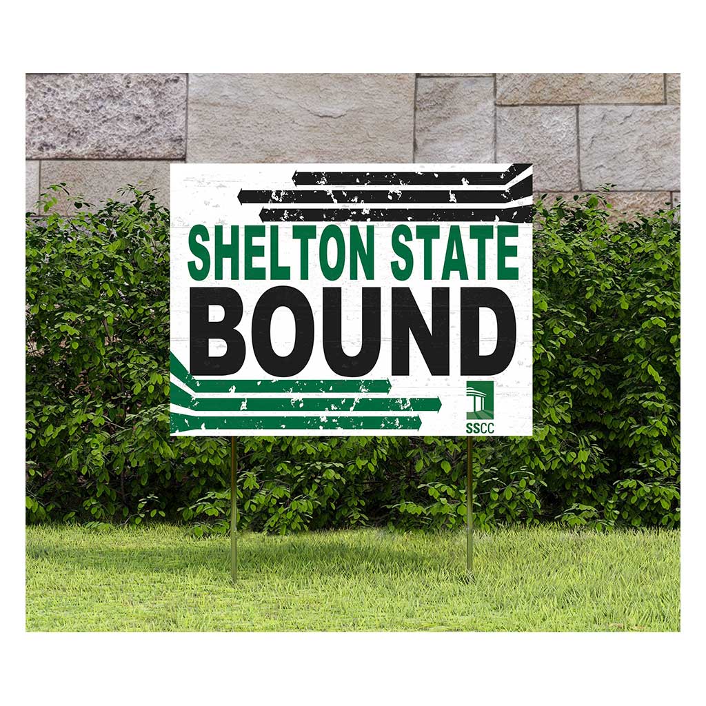 18x24 Lawn Sign Retro School Bound Shelton State Community College Buccaneers