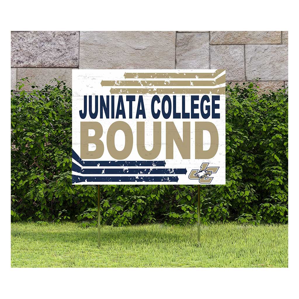 18x24 Lawn Sign Retro School Bound Juniata College Eagles