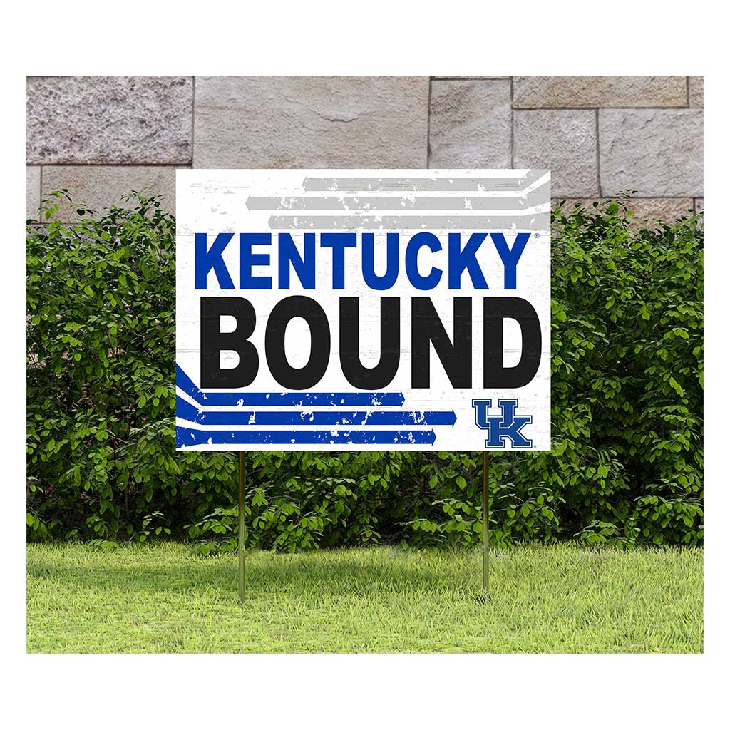 18x24 Lawn Sign Retro School Bound Kentucky Wildcats