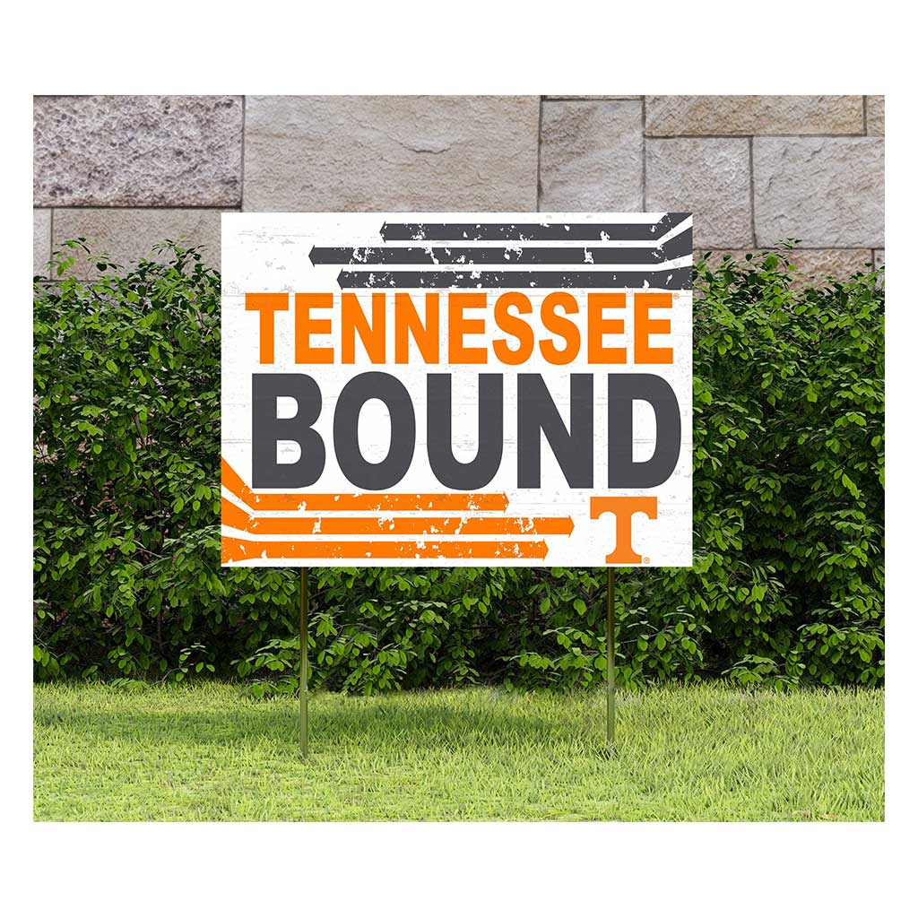 18x24 Lawn Sign Retro School Bound Tennessee Volunteers