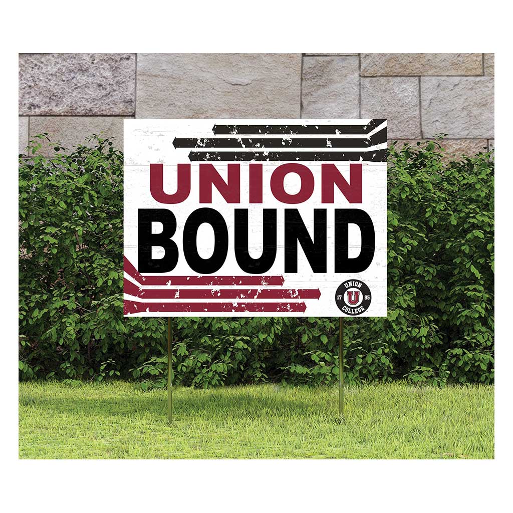 18x24 Lawn Sign Retro School Bound Union College