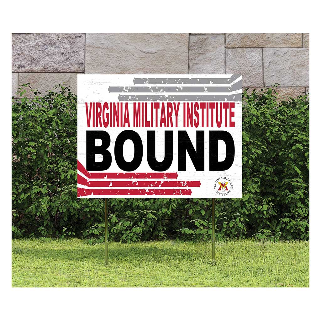 18x24 Lawn Sign Retro School Bound Virginia Military Institute Keydets