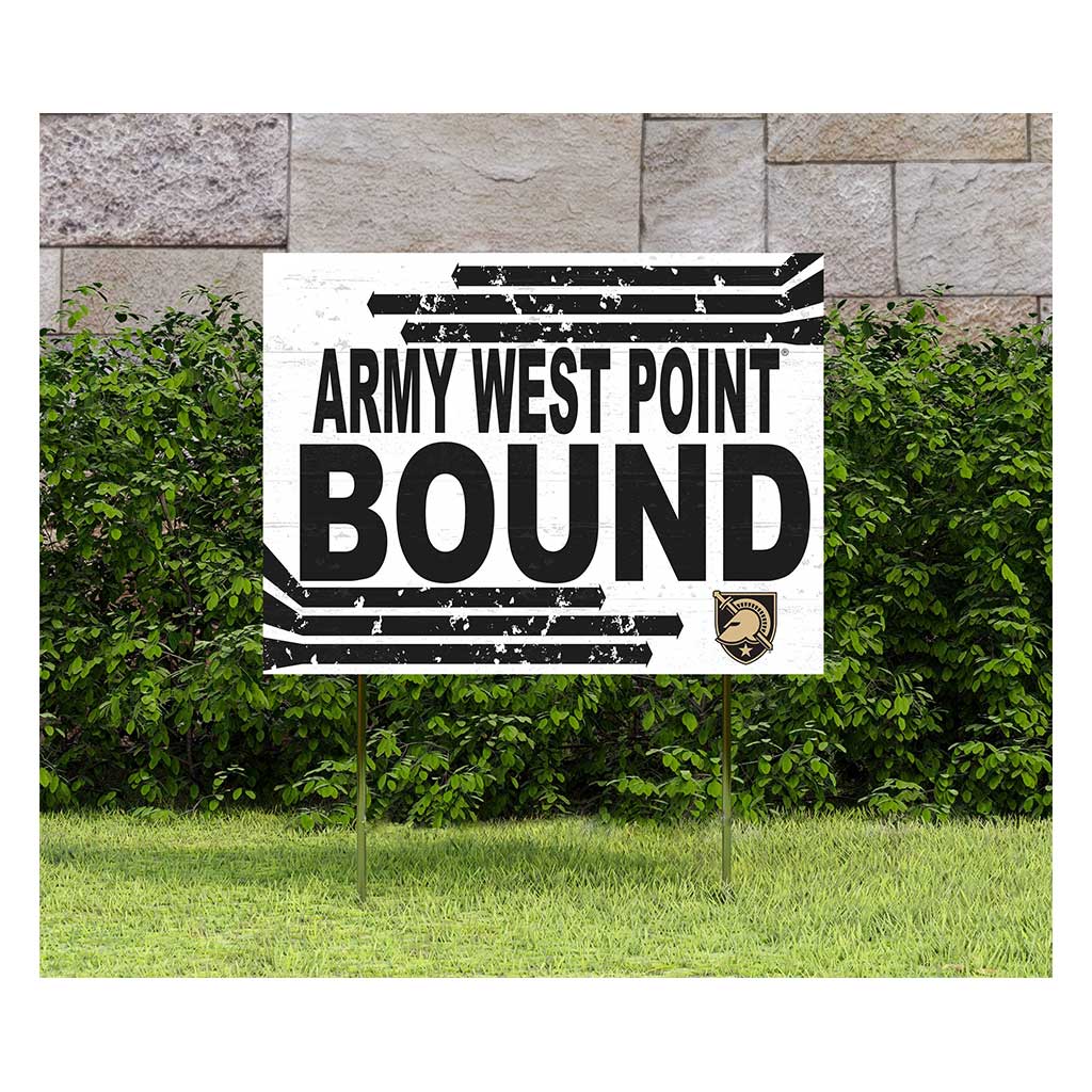 18x24 Lawn Sign Retro School Bound West Point Black Knights