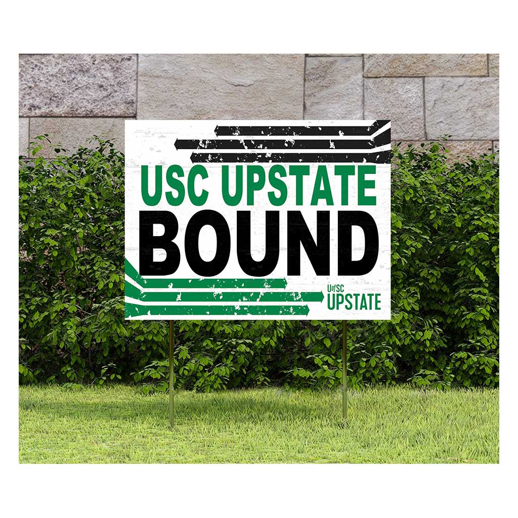 18x24 Lawn Sign Retro School Bound University of South Carolina Upstate Spartans