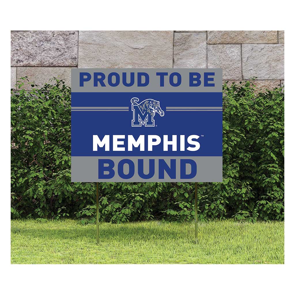 18x24 Lawn Sign Proud to be School Bound Memphis Tigers