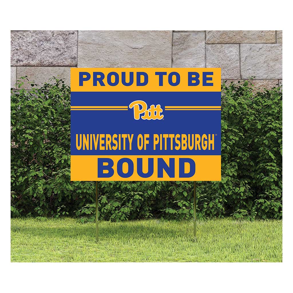 18x24 Lawn Sign Proud to be School Bound Pittsburgh Panthers