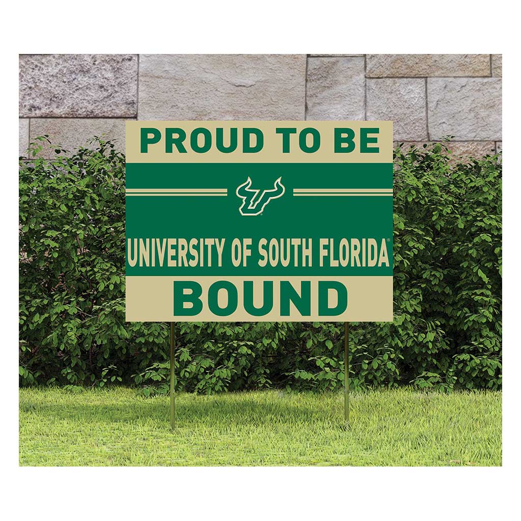 18x24 Lawn Sign Proud to be School Bound South Florida Bulls