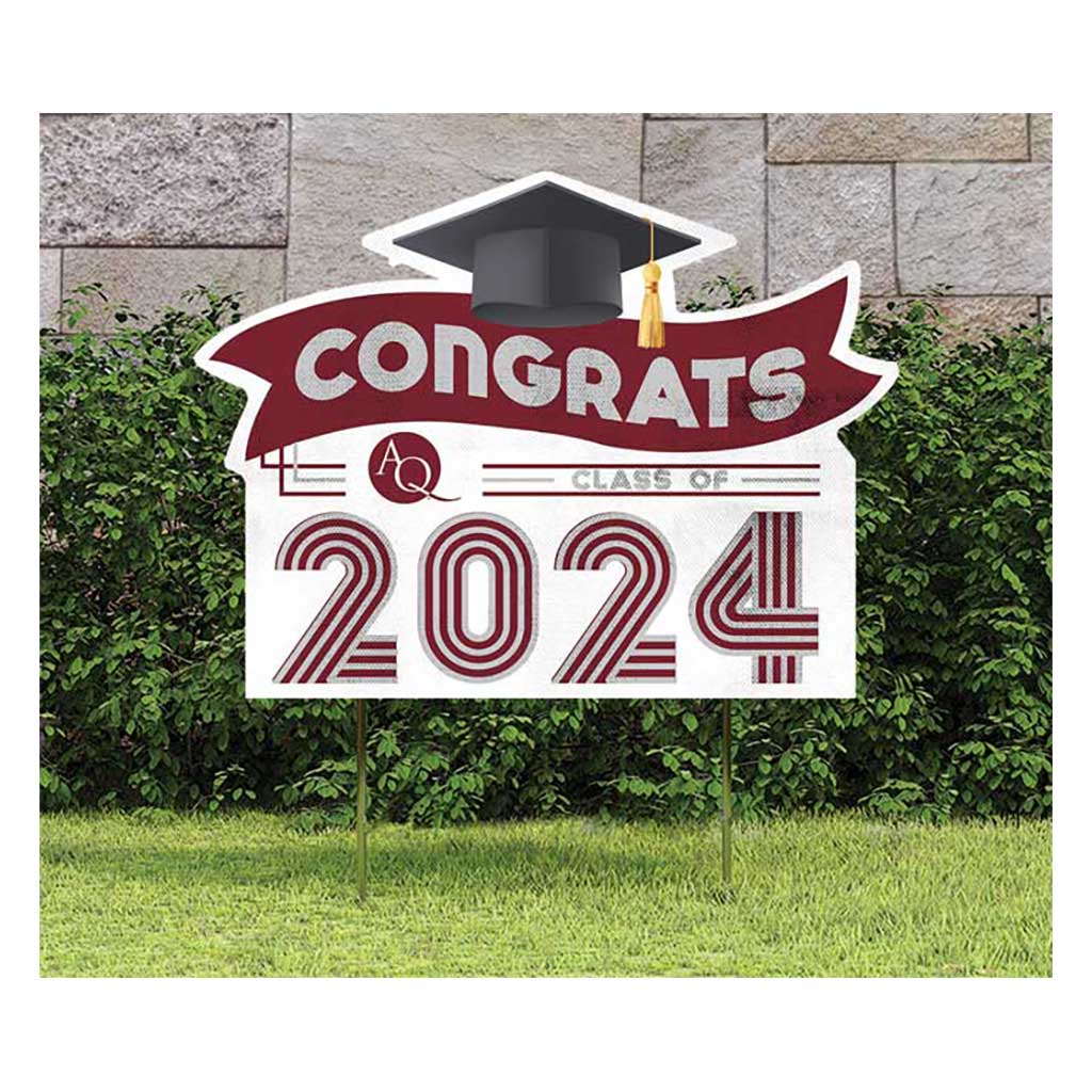 18x24 Congrats Graduation Lawn Sign Aquinas College Saints