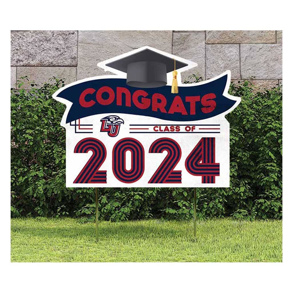 18x24 Congrats Graduation Lawn Sign Liberty Flames