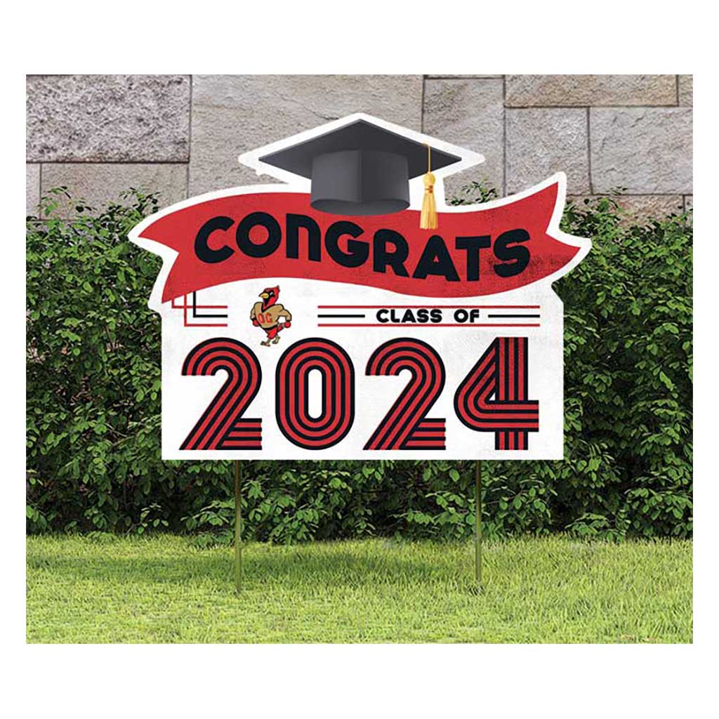18x24 Congrats Graduation Lawn Sign Otterbein College Cardinals