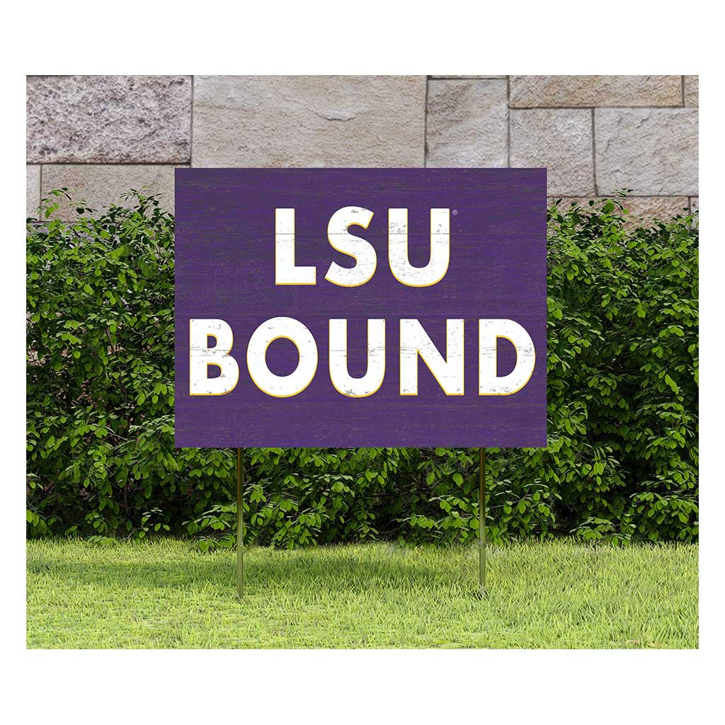 18x24 Lawn Sign College Bound LSU