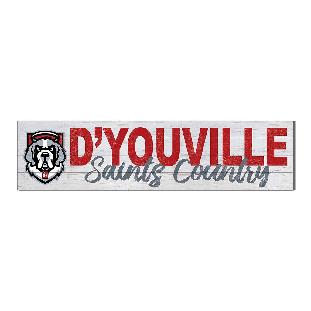 40x10 Sign With Logo D'Youville College Spartans