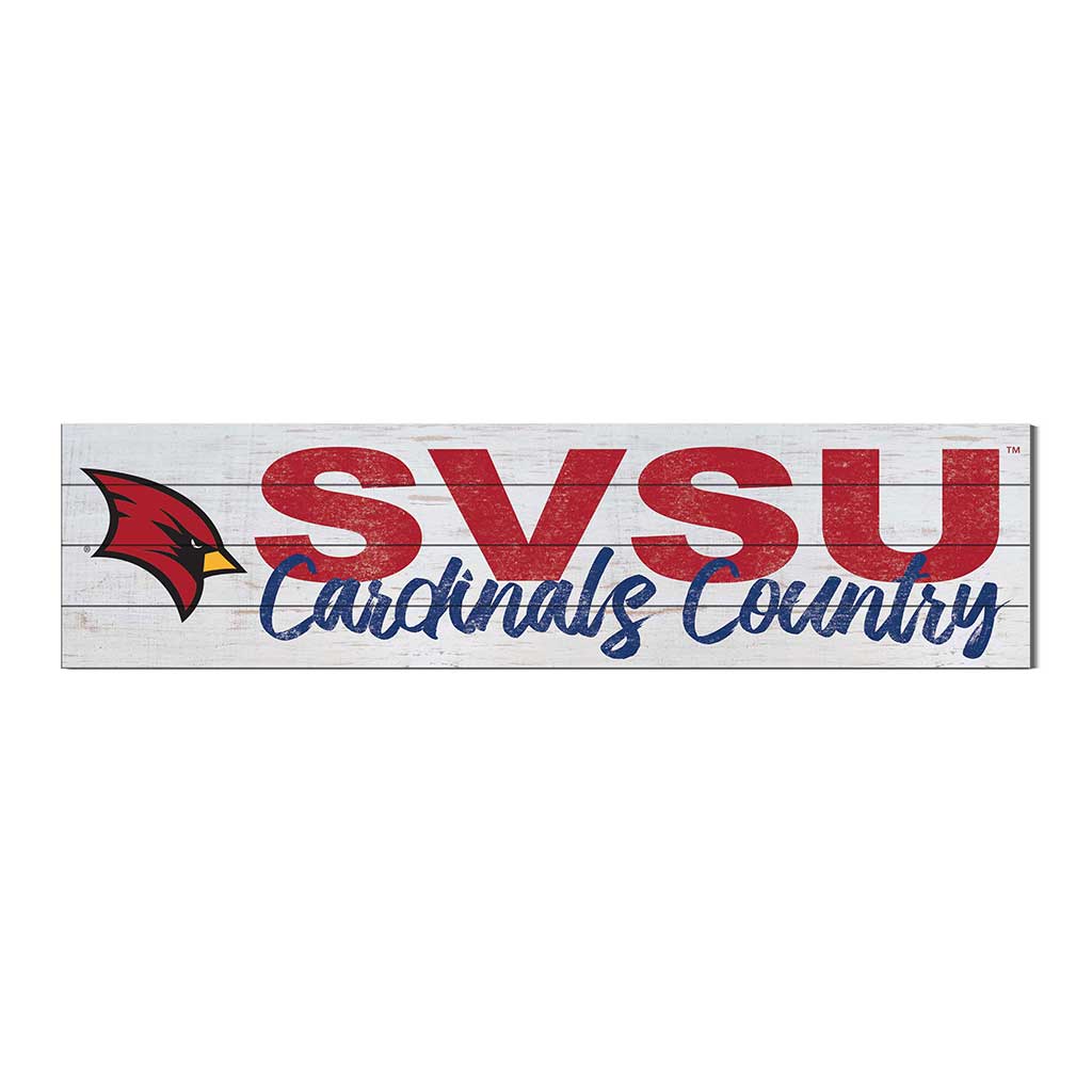 40x10 Sign With Logo Saginaw Valley State University Cardinals