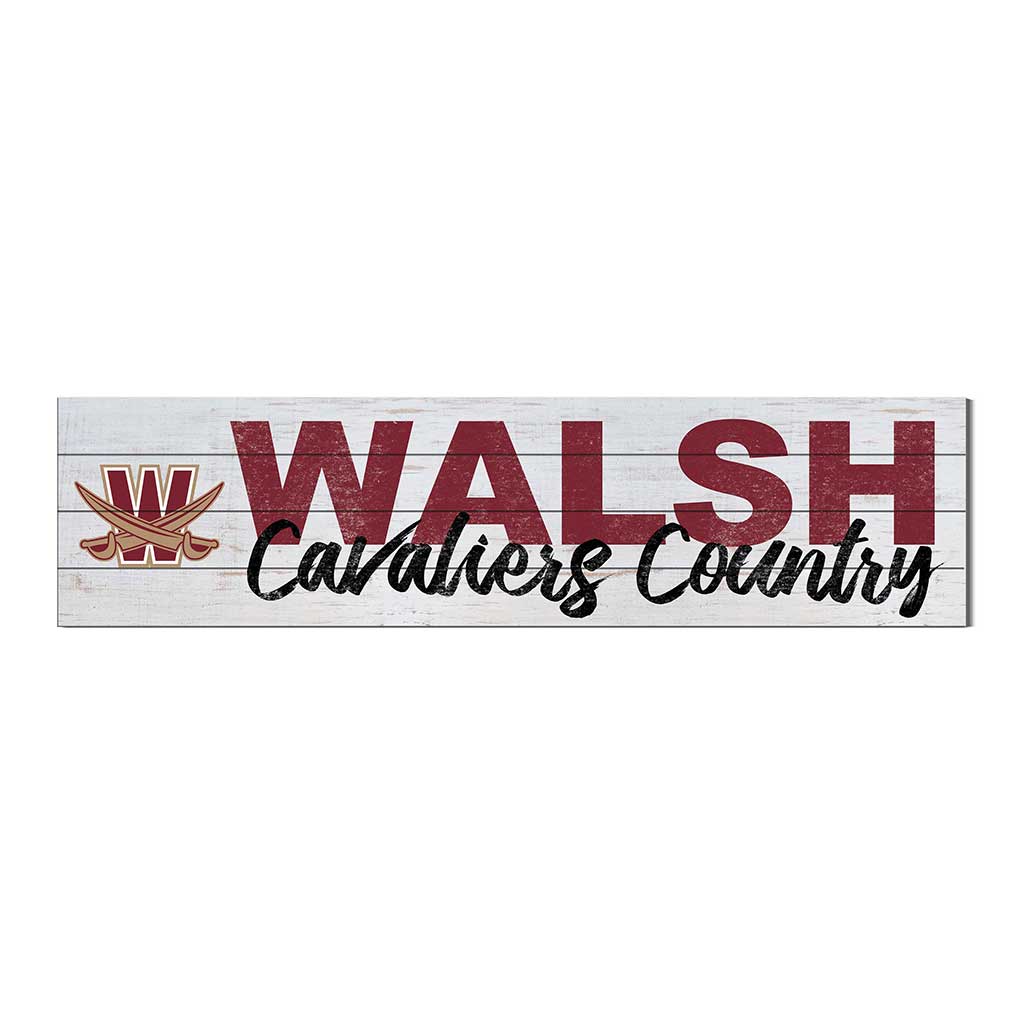 40x10 Sign With Logo Walsh University Cavaliers