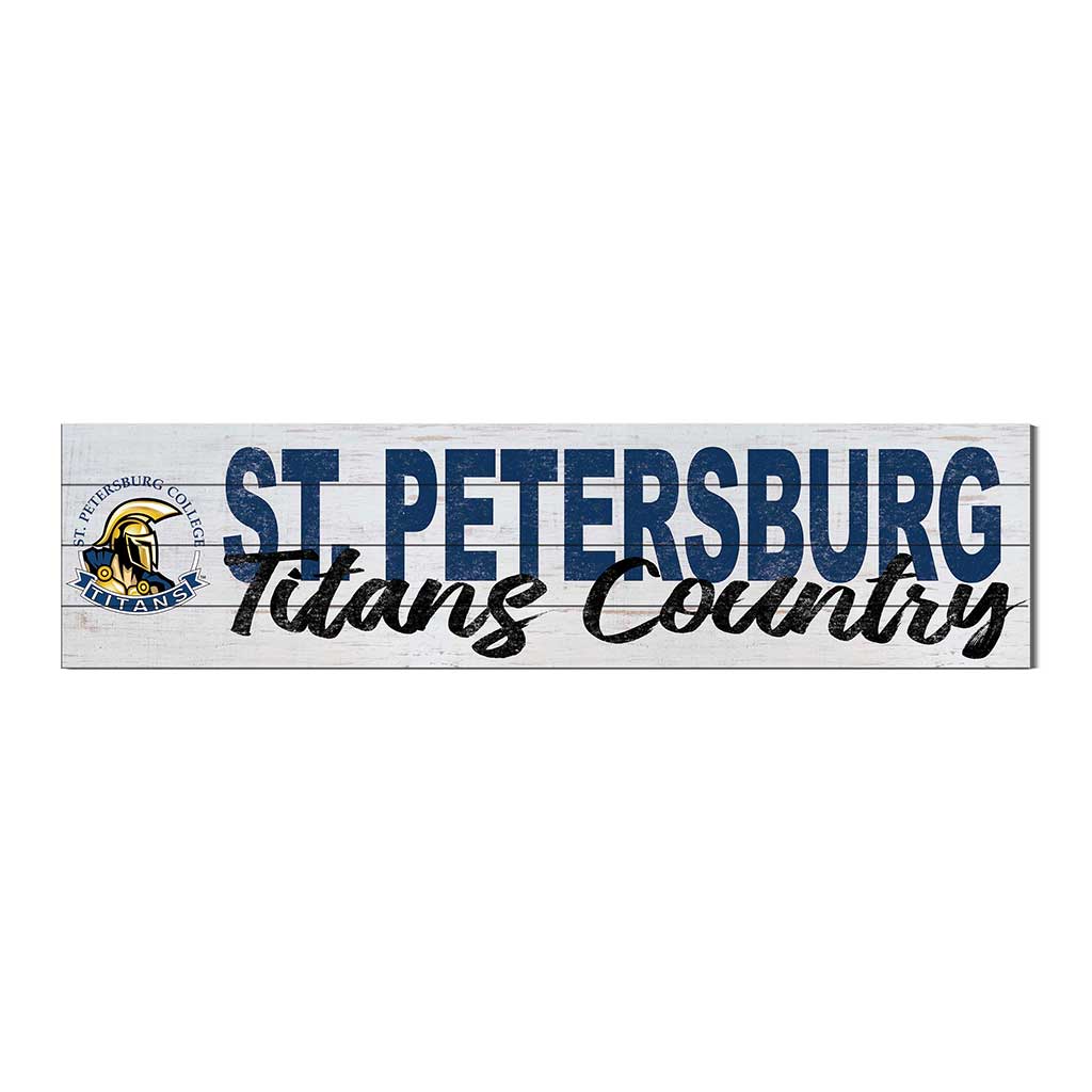 40x10 Sign With Logo St. Petersburg College Titans