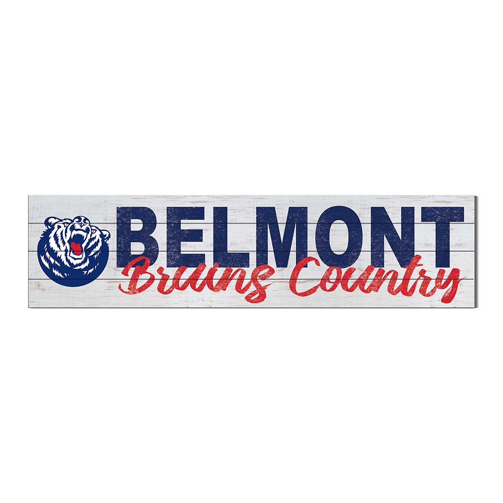 40x10 Sign With Logo Belmont Bruins