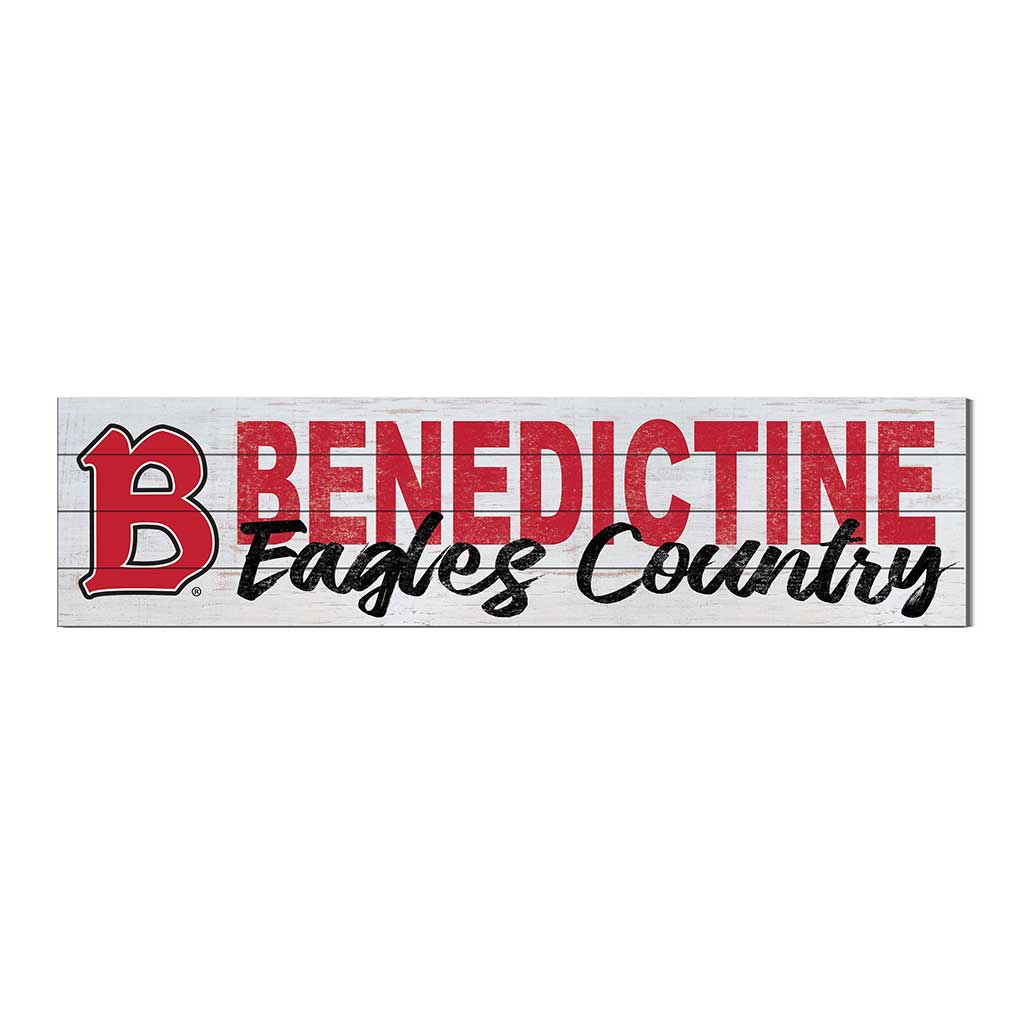 40x10 Sign With Logo Benedictine University Eagles