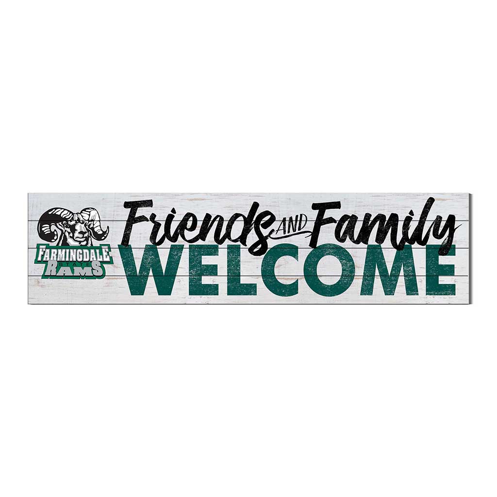 40x10 Sign Friends Family Welcome Farmingdale State College (SUNY) Rams