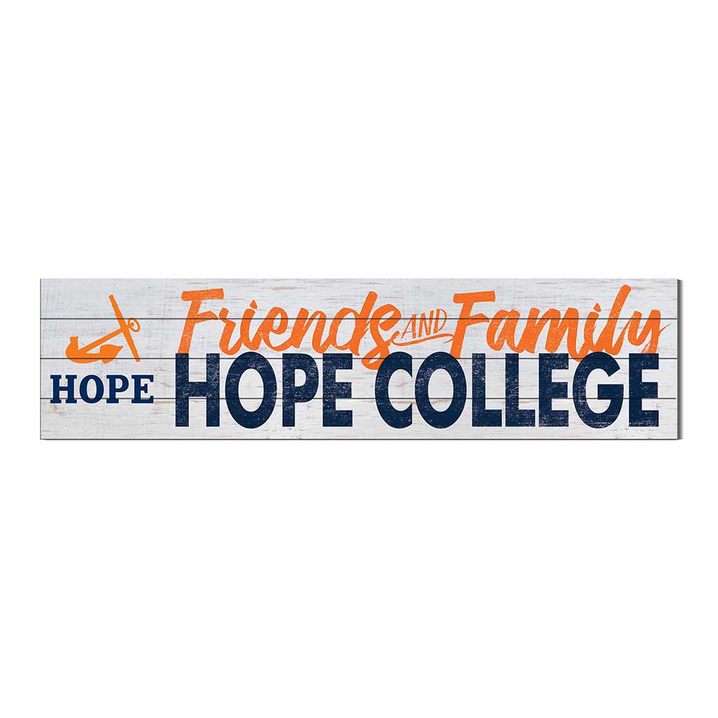 40x10 Sign Friends Family Welcome Hope College Flying Dutchmen