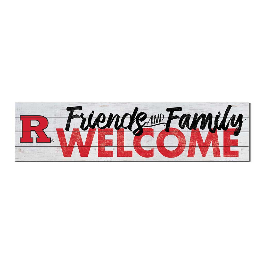 40x10 Sign Friends Family Welcome Rutgers - Camden