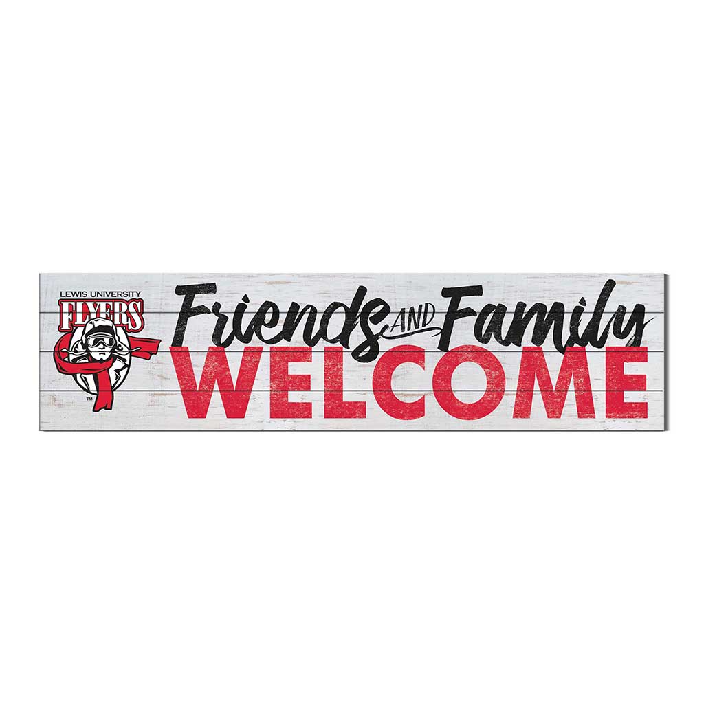 40x10 Sign Friends Family Welcome Lewis University Flyers