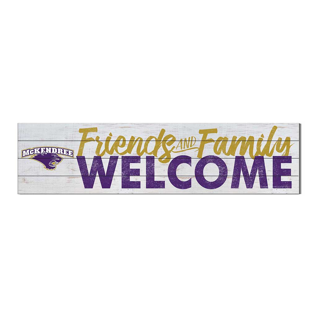 40x10 Sign Friends Family Welcome McKendree University Bearcats