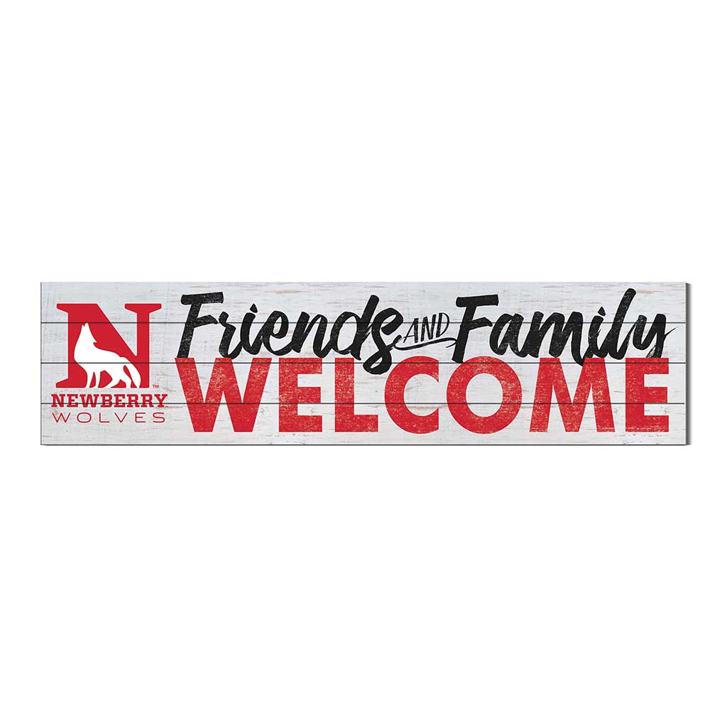 40x10 Sign Friends Family Welcome Newberry College Wolves
