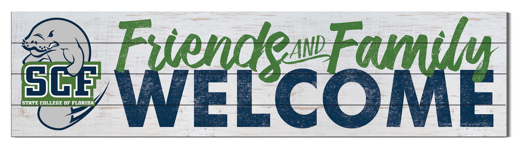 40x10 Sign Friends Family Welcome State College of Florida Manatees
