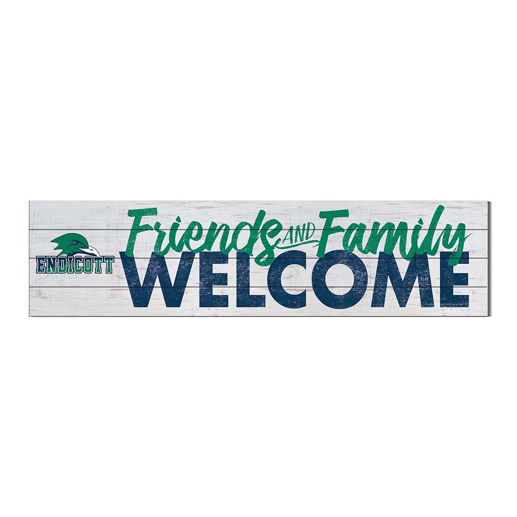 40x10 Sign Friends Family Welcome Endicott College Gulls