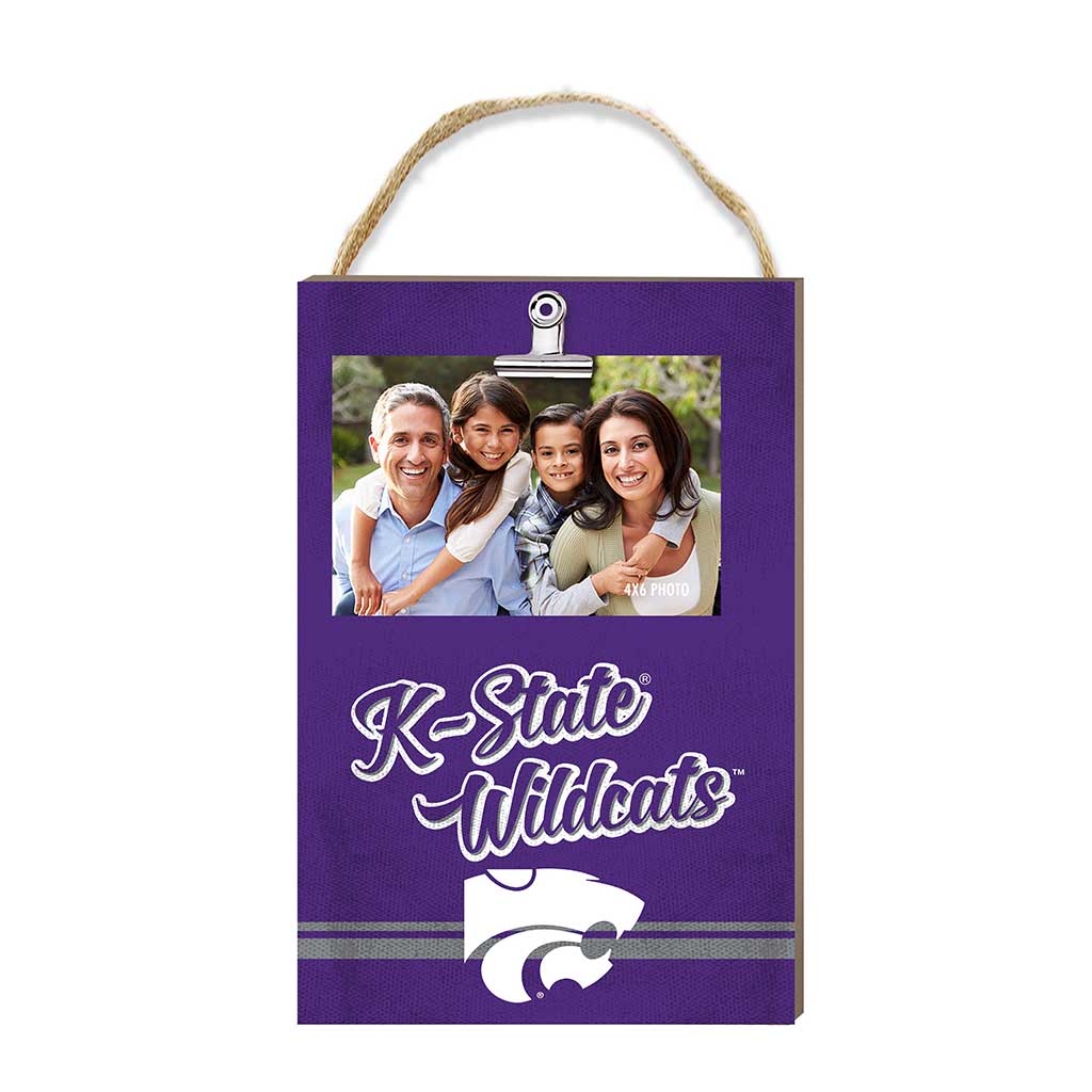 Hanging Clip-It Photo Colored Logo Kansas State Wildcats