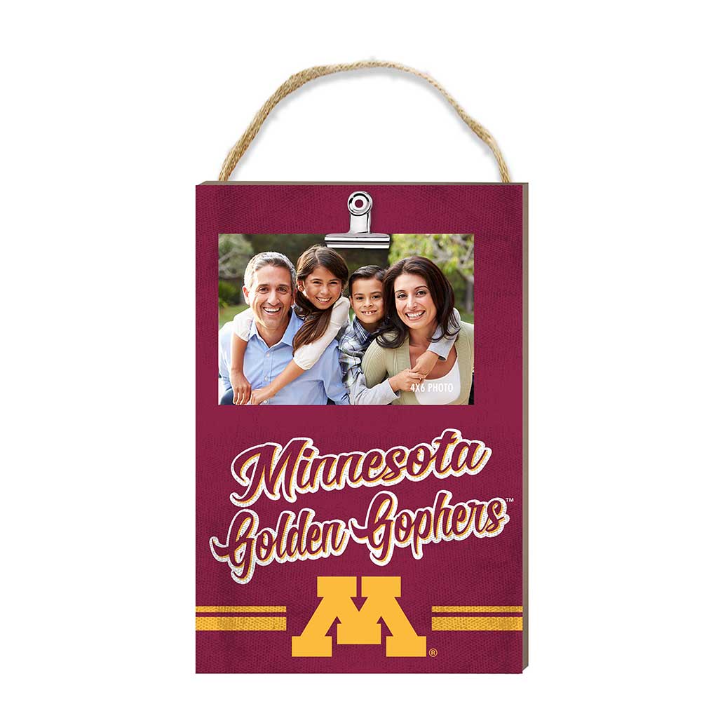 Hanging Clip-It Photo Colored Logo Minnesota Golden Gophers